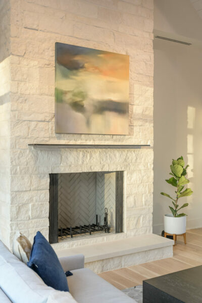 Fireplace at 1521 Native Tr